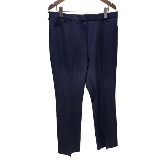 Brooks‎ Brothers NetJets Airline Pilot Pants Women's Size 12 Dark Blue - Picture 1 of 10